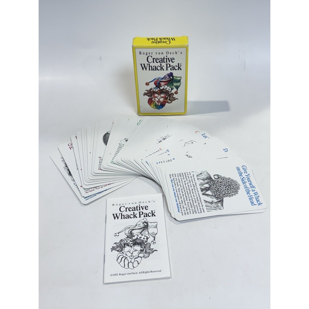 Roger von Oech's Creative Whack Pack Vintage 1992 Self Improvement